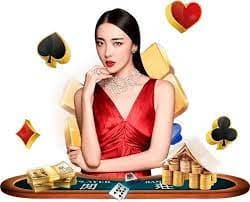 Antarmuka dealer langsung dengan host dan meja roulette